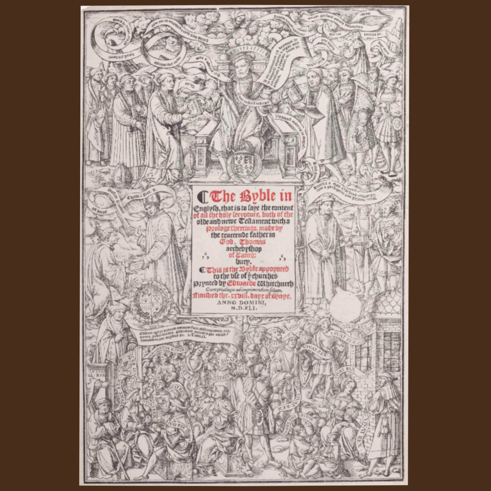  Title pages were included to both Testaments and were frequently elaborately illustrated. 