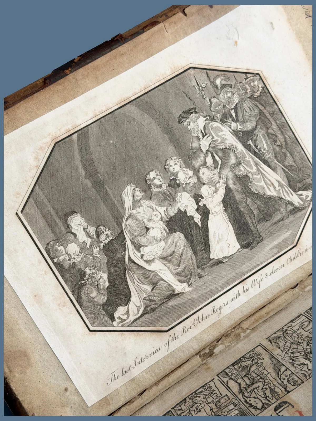 John Rogers and Family before his Death