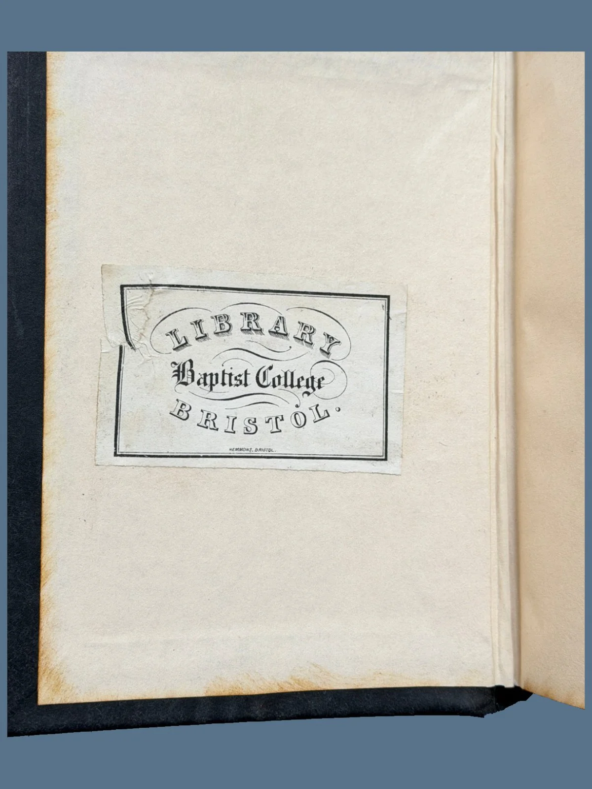 Bristol Baptist College Library