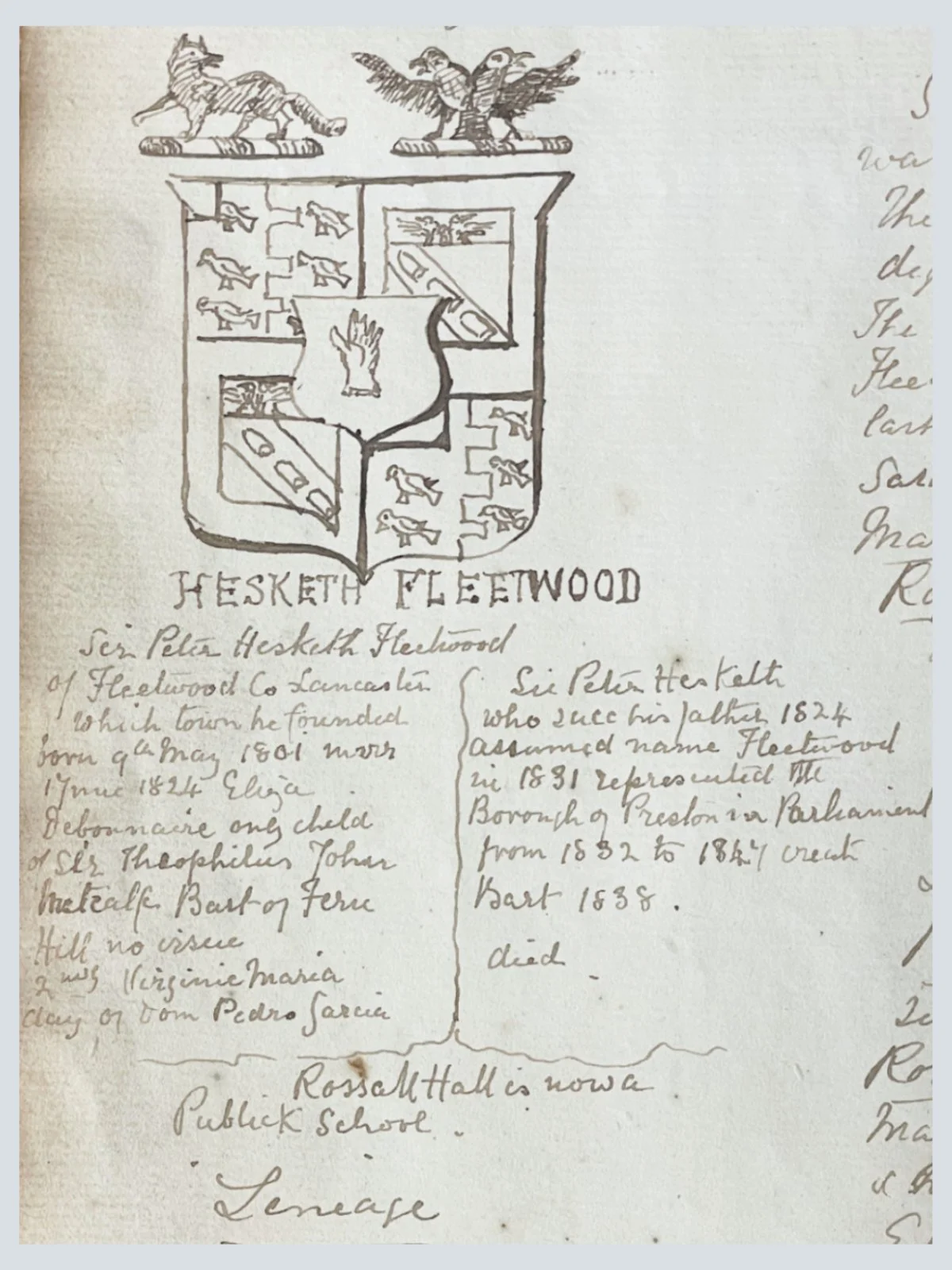 Fleetwood Family Provenance