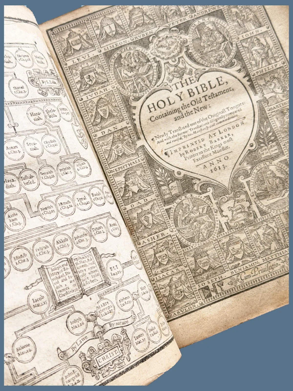 Title Page to the King James Bible First Edition