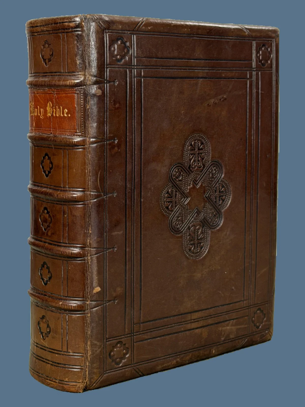 Quarto Geneva Bible in Polished Calf Binding