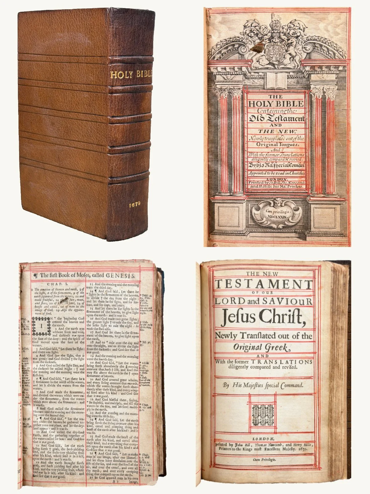 1679 Red Ruled King James Bible