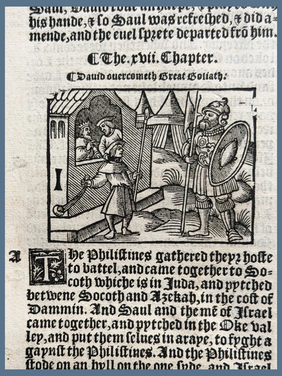 Woodcuts in the Great Bible Text