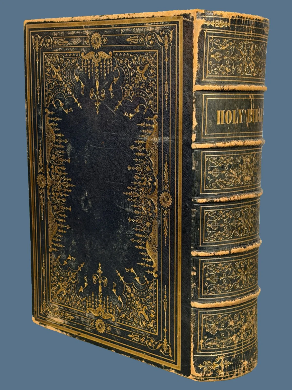 1846 Illustrated Harper Bible with 1600 Engravings