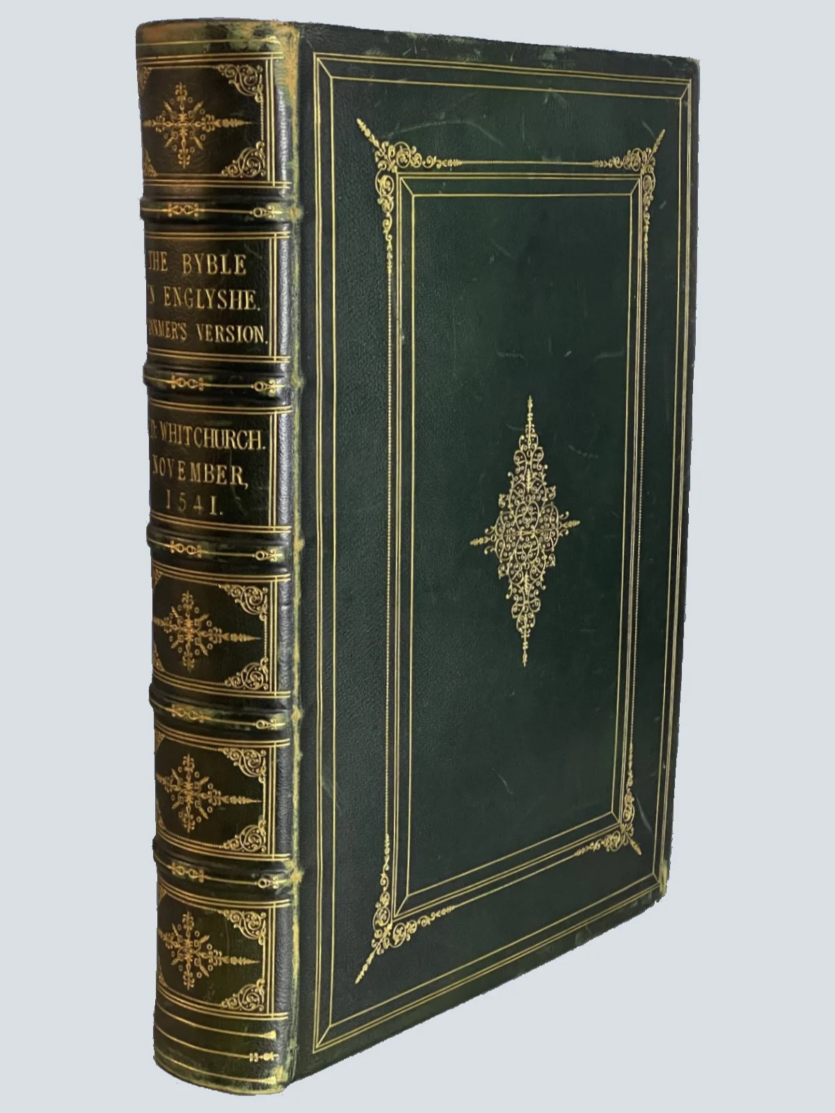 Francis Fry Great Bible Binding Gift to His Daughter