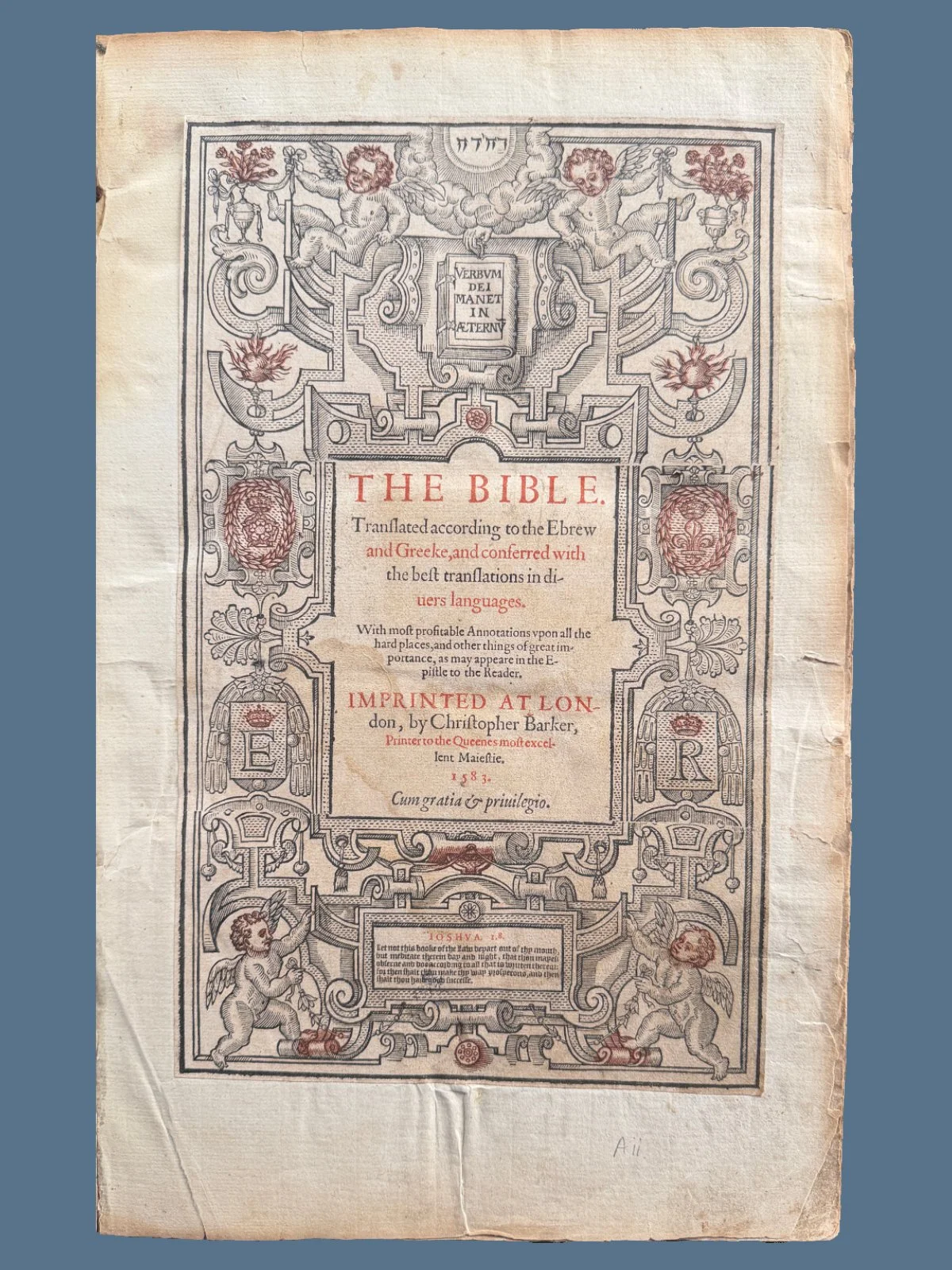 Pulpit Folio Geneva Bible - the Largest Geneva Bible Printed