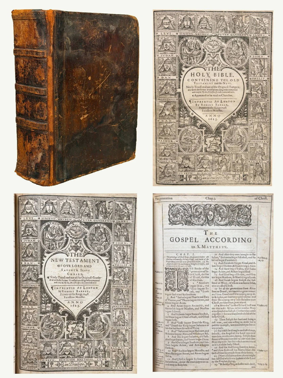 1613 Early Quarto Complete King James Bible