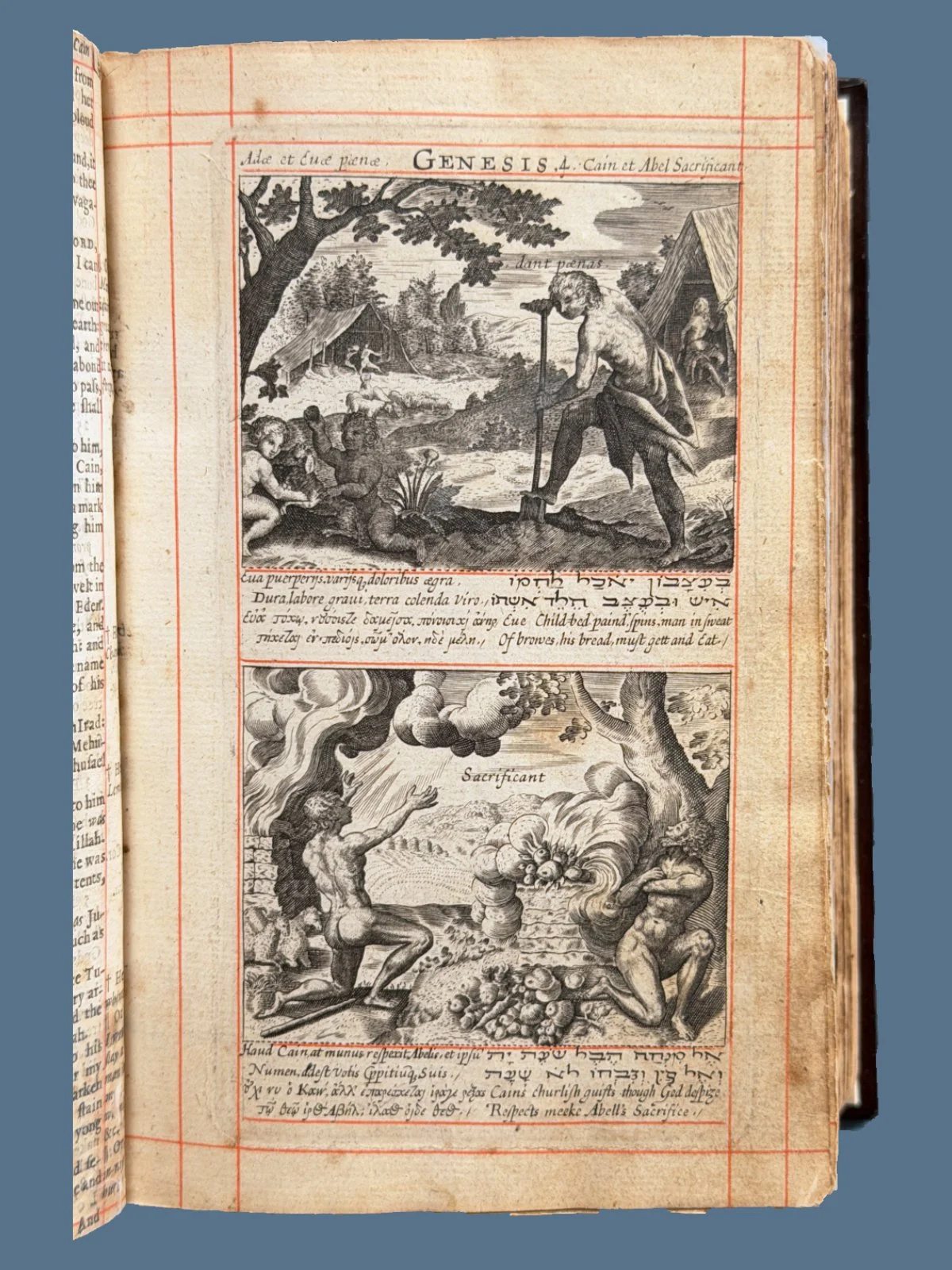 Seventeenth Century Bible with Engravings