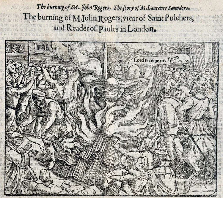Burning of John Rogers at the stake