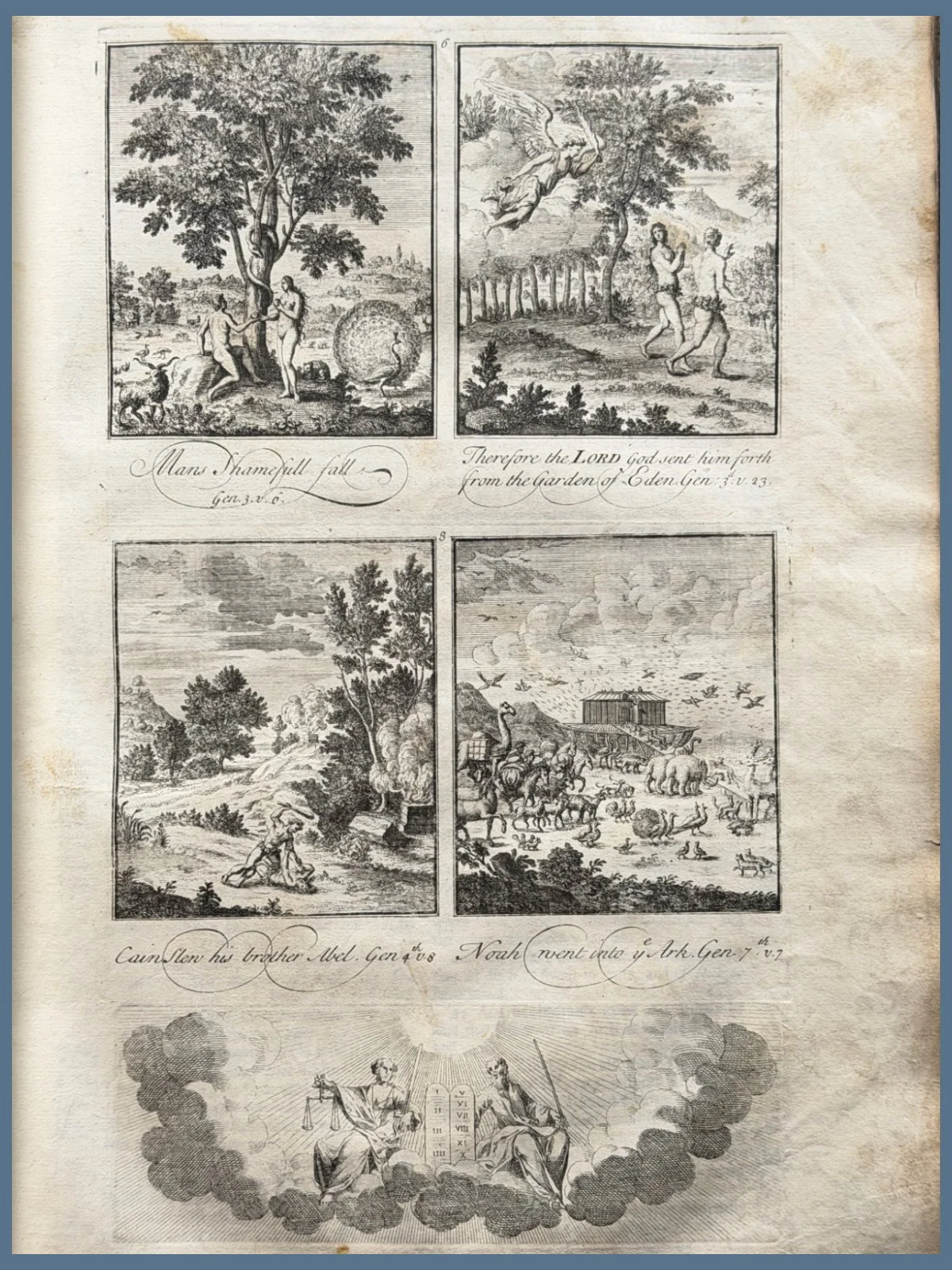 Engraved Plates in a King James Bible
