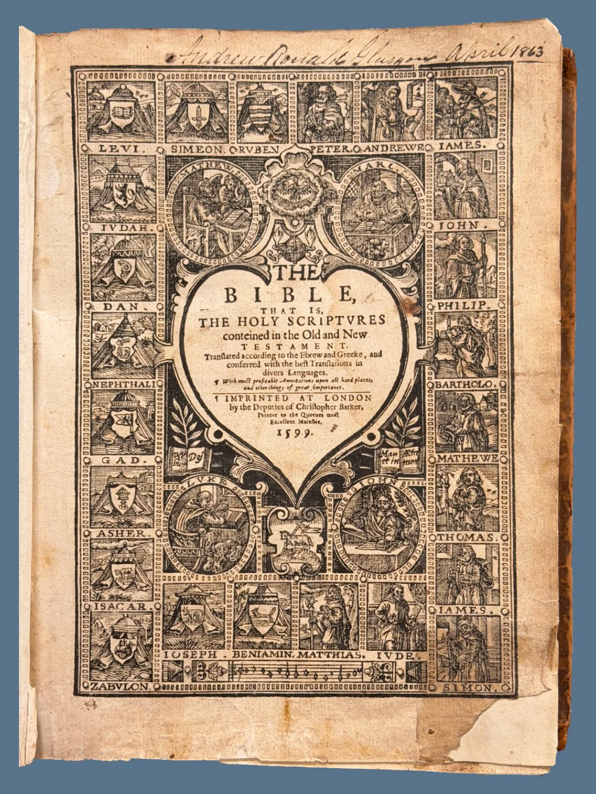 Title Page Geneva Bible