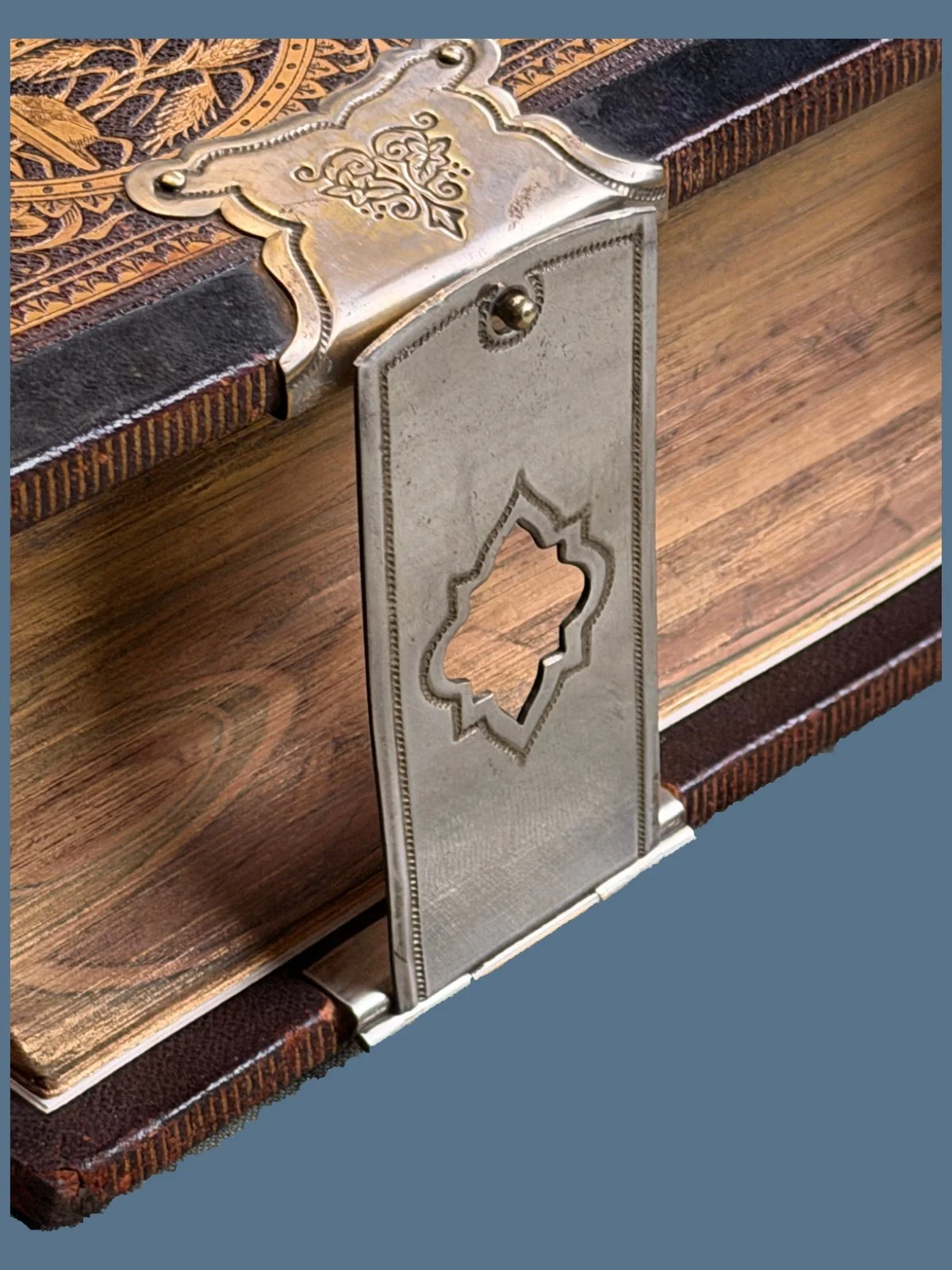Clasps on a family Bible