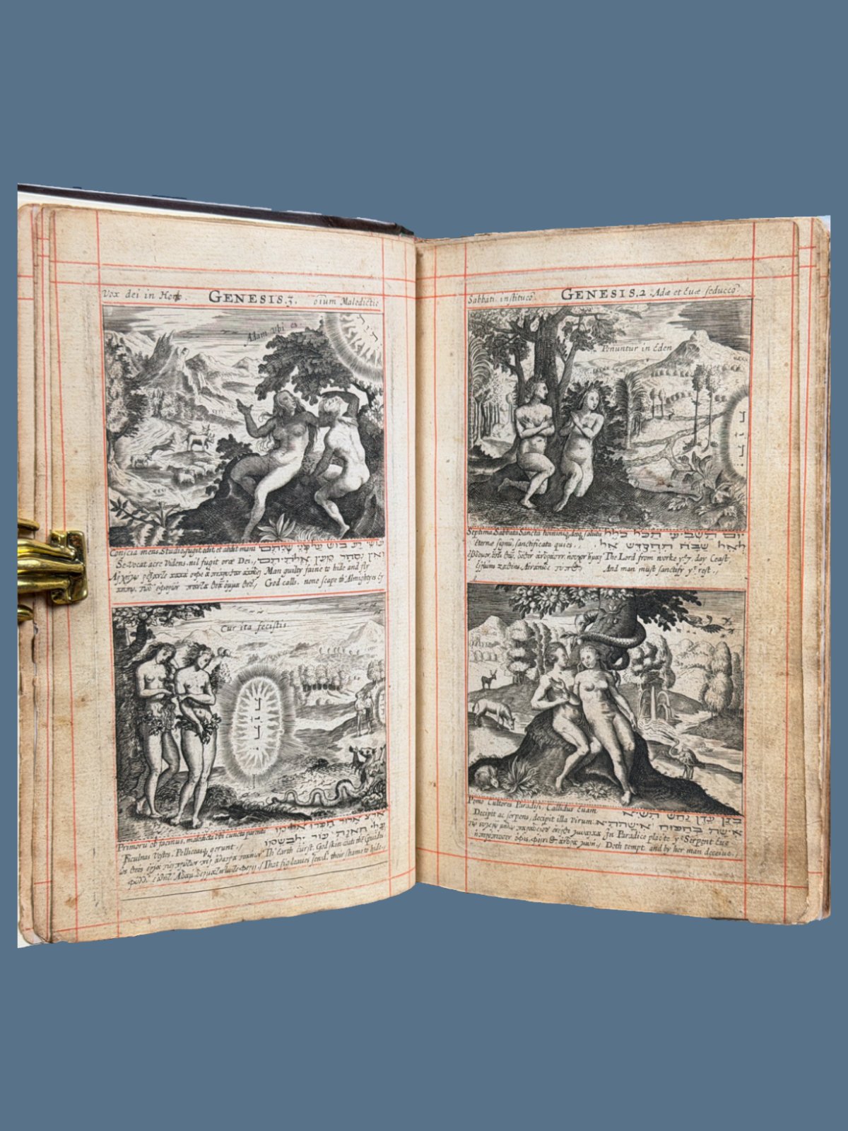 Red Ruled Bible