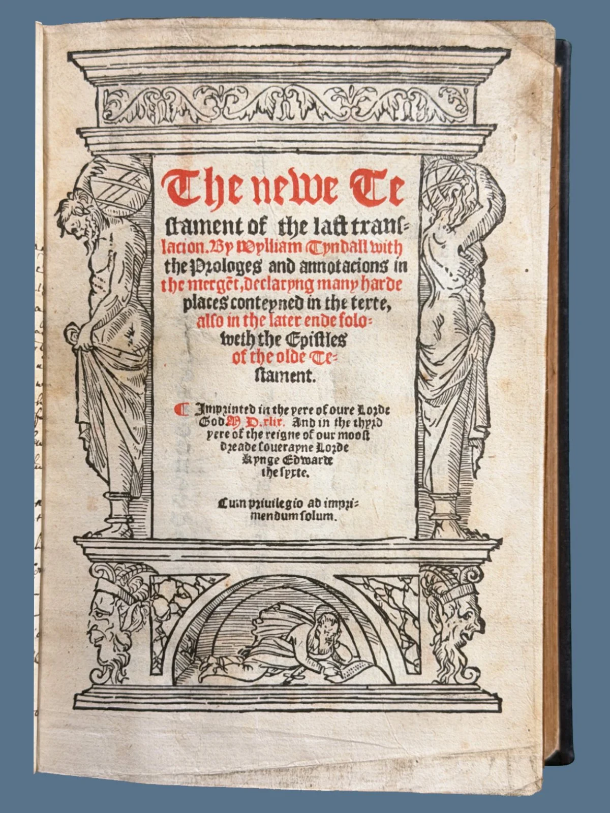 Title Page to an Early Tyndale New Testament