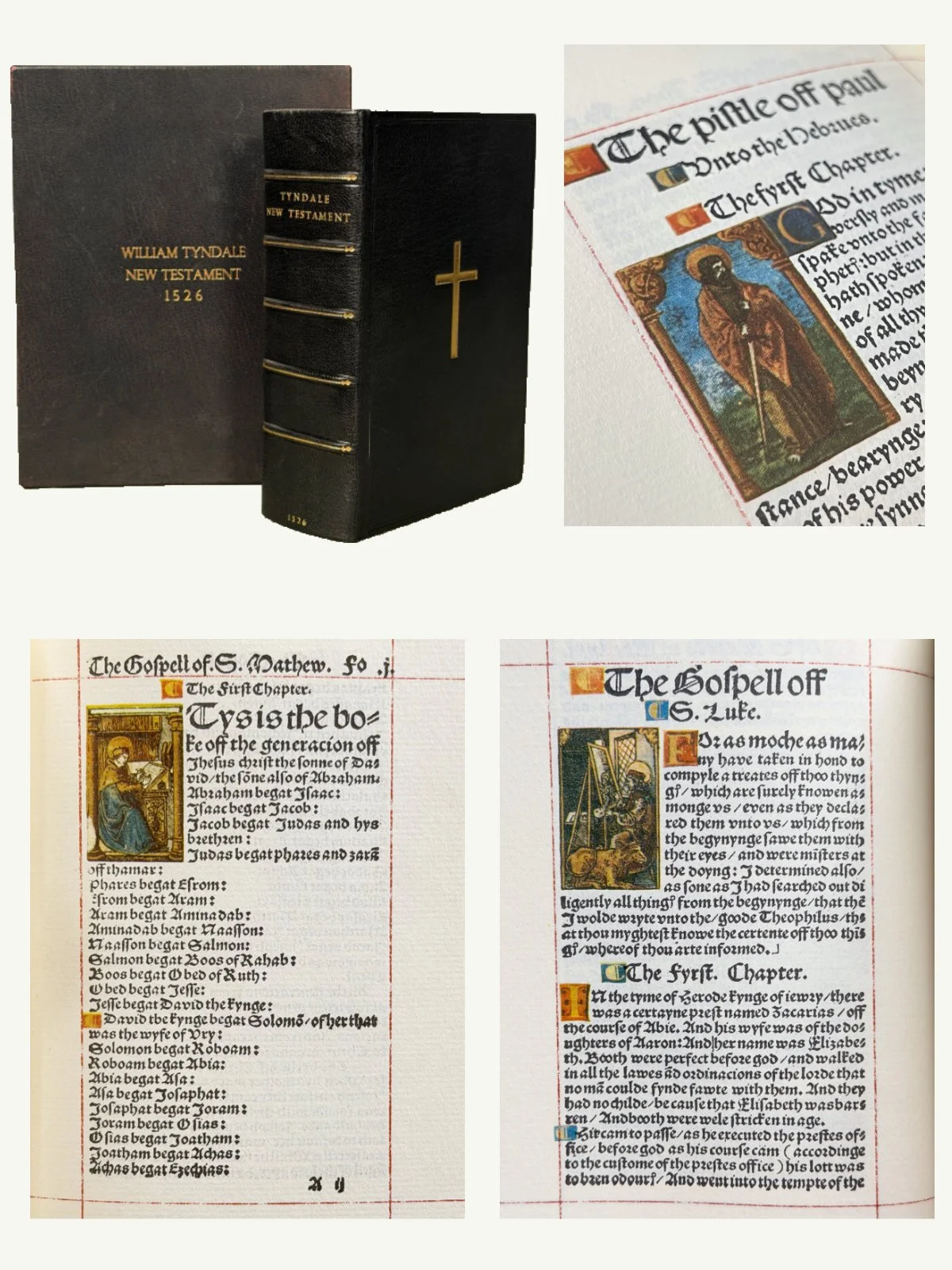 1526 Tyndale New Testament Paradine Facsimile Edition - Scarce