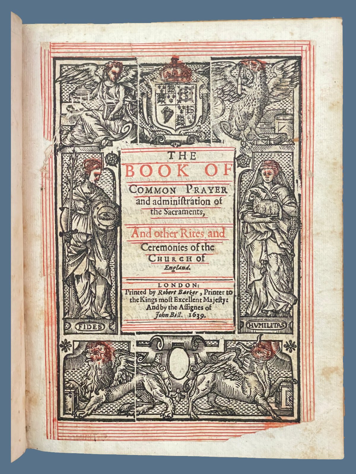 Title Page to the Book of Common Prayer