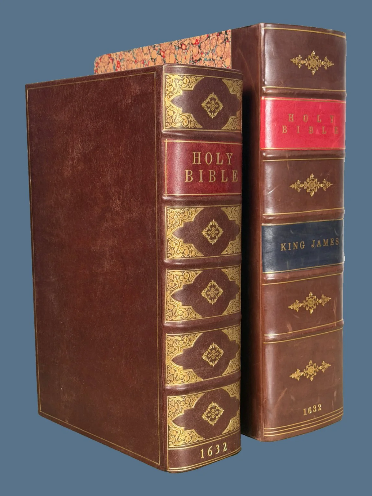 Folio King James Bible with Genealogies, Map, and Clamshell