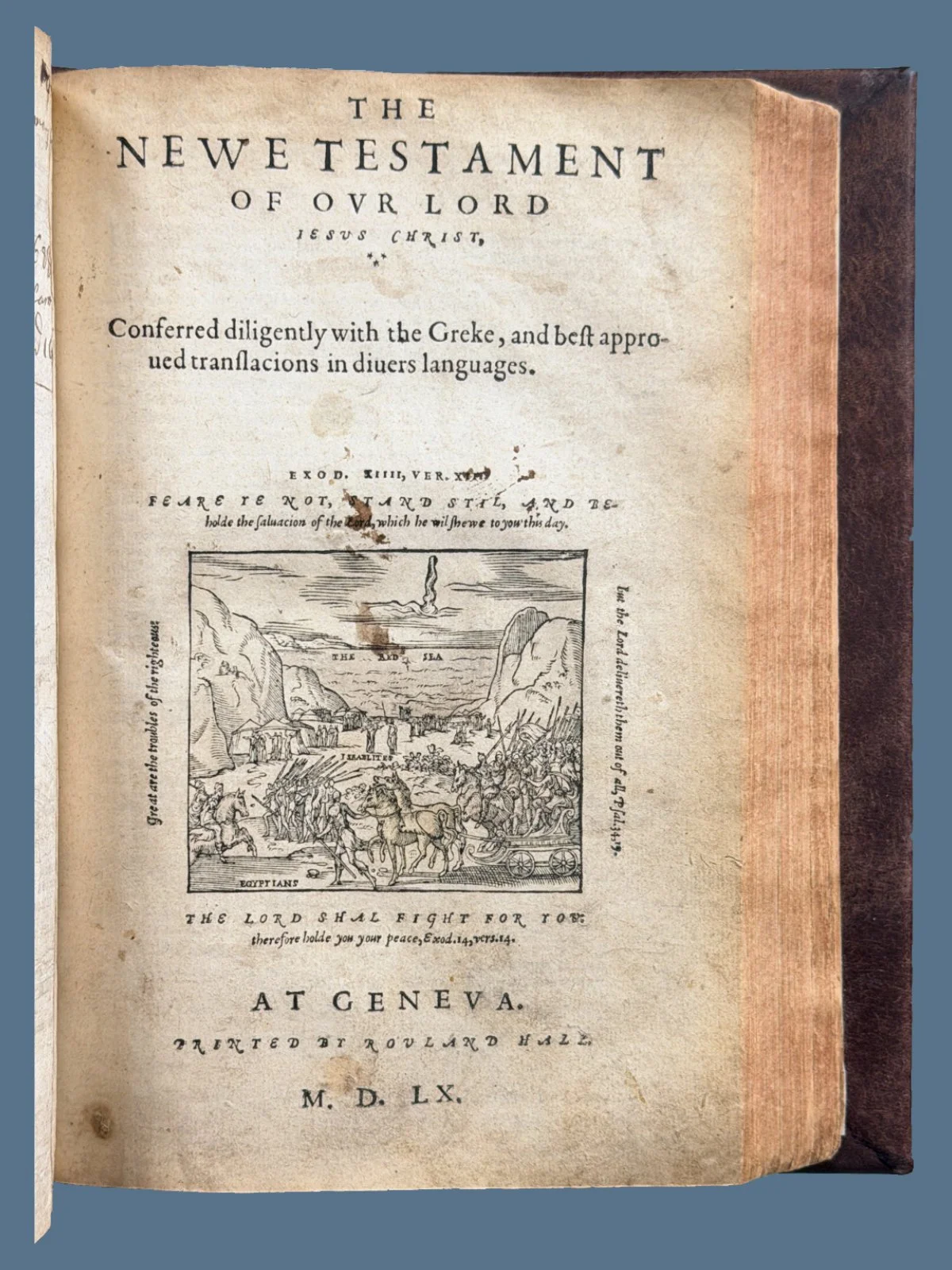 Title Page 1560 Geneva Bible