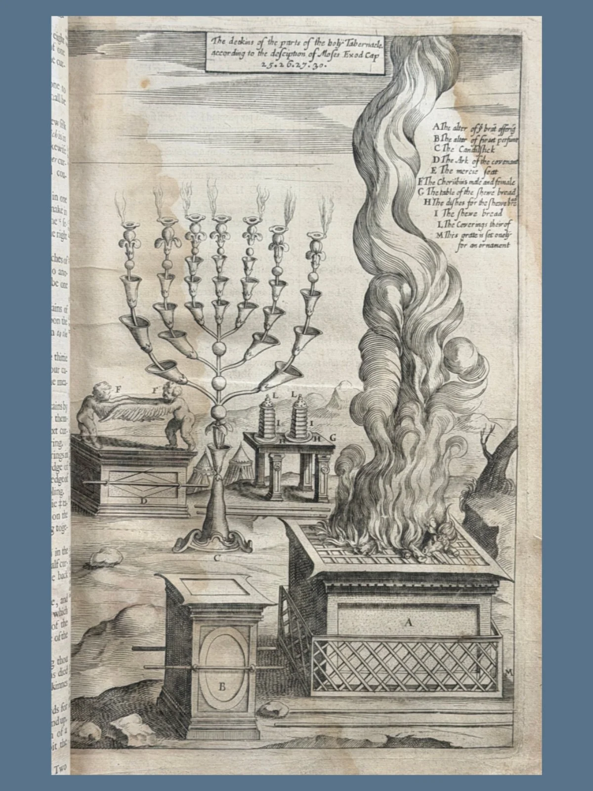 Full Page Engraving in the Geneva Bible