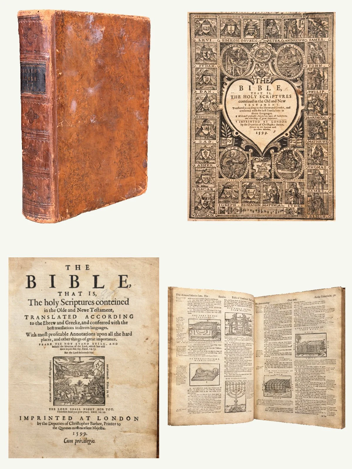 1599 Complete Illustrated and Pirated Geneva Bible