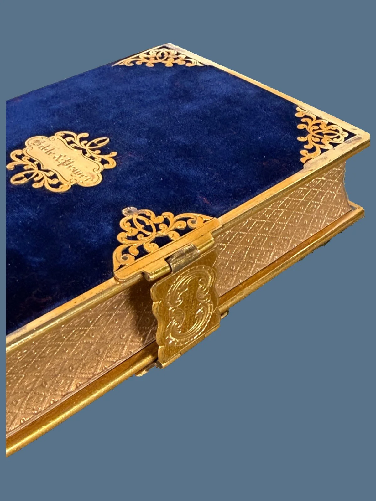 Velvet Bible with Clasp