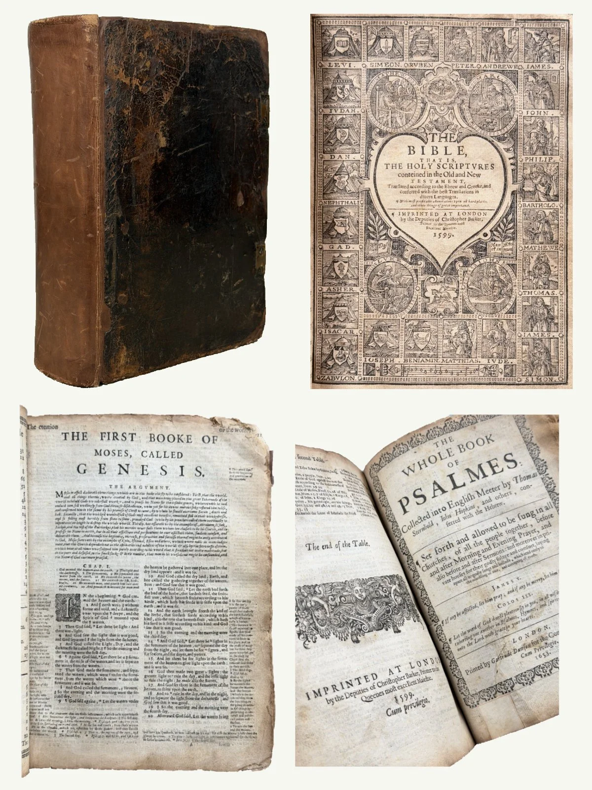 1599 Geneva Bible in Contemporary Boards
