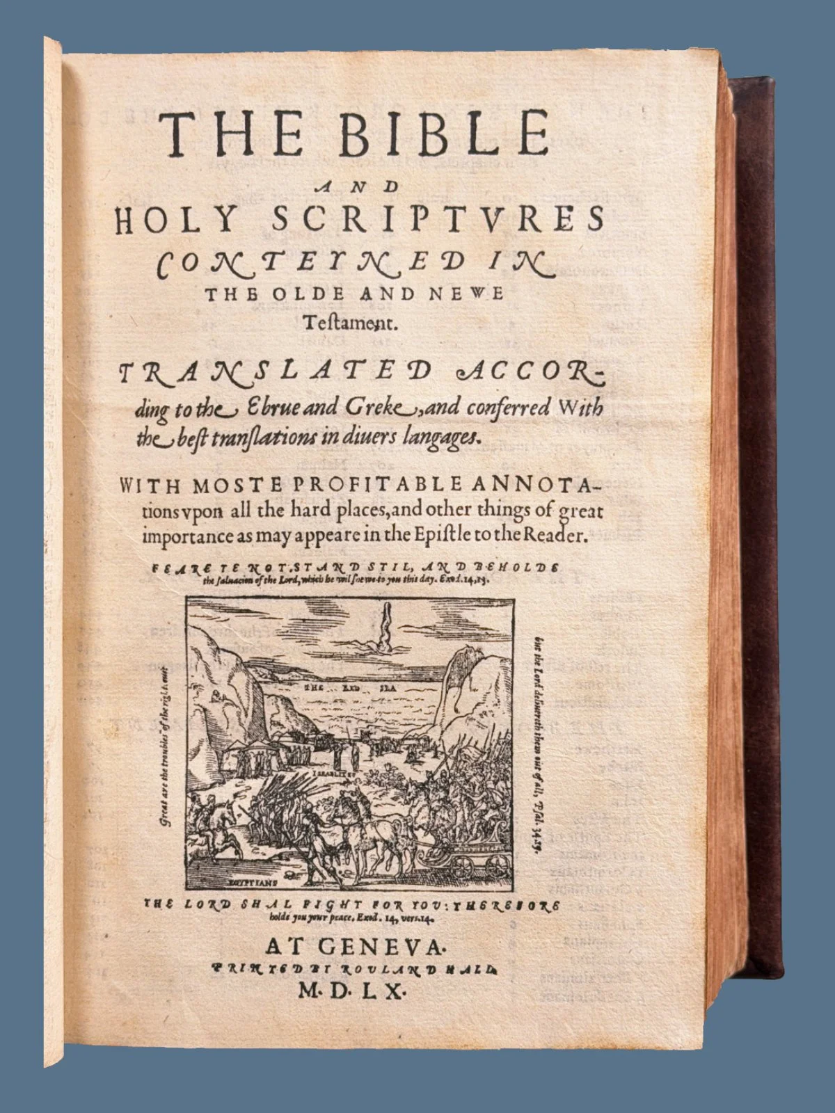 First Edition Geneva Bible Title Page