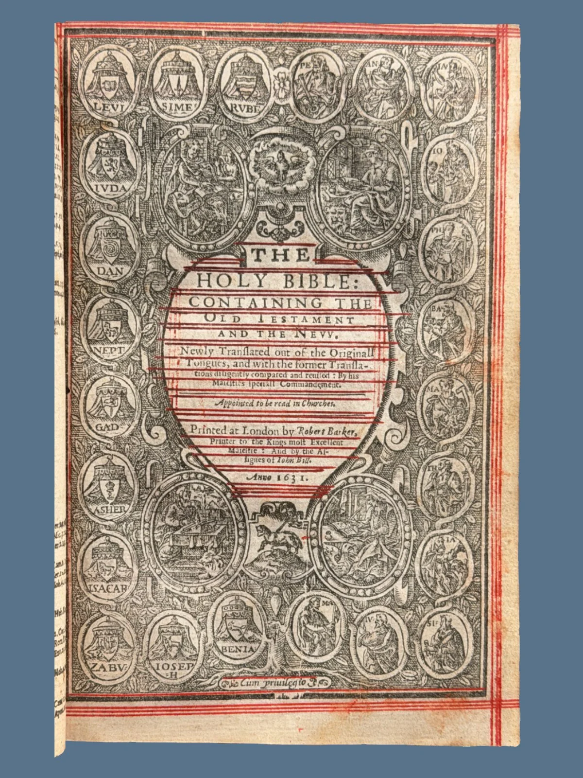 1631 King James Bible Title Page