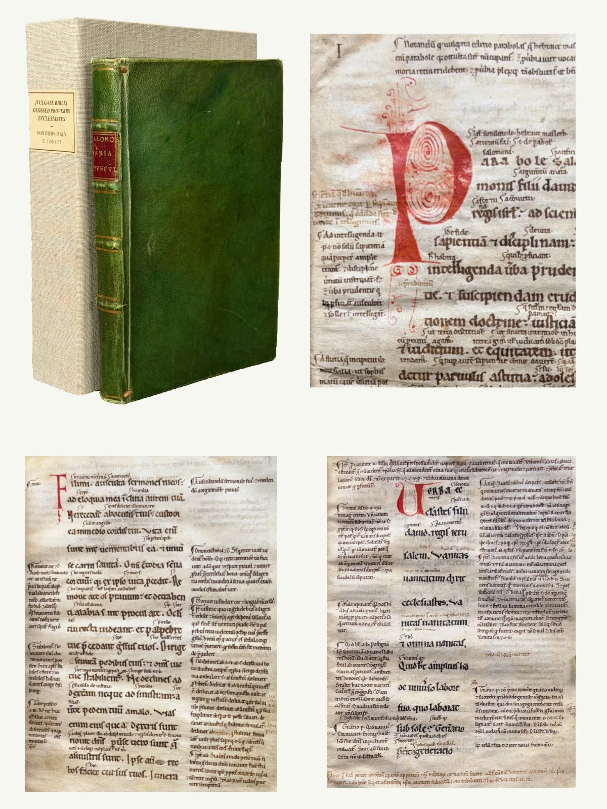 1150-1175 Glossed Bible with Proverbs and Ecclesiastes