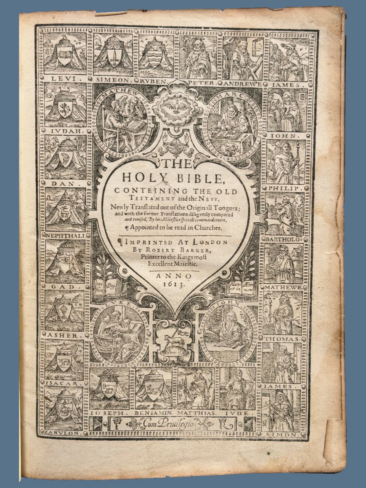 1613 King James Bible Title Page