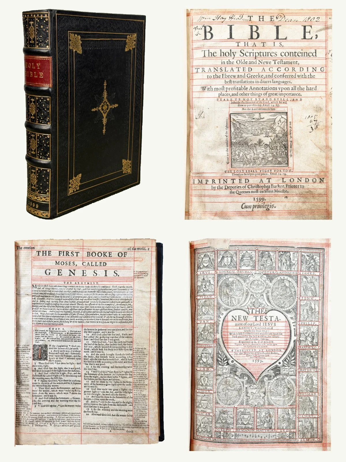 1599 Illustrated and Pirated Geneva Bible