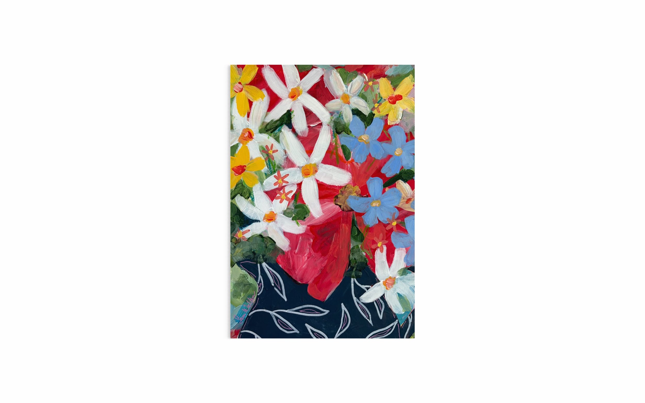 Navy Dream | Acrylic on Paper