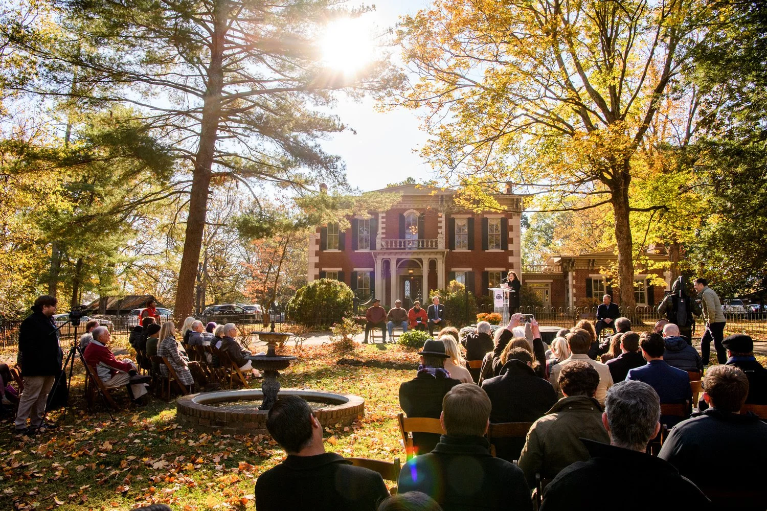 Franklin Grove ribbon cutting for the Heritage Foundation of Williamson County
