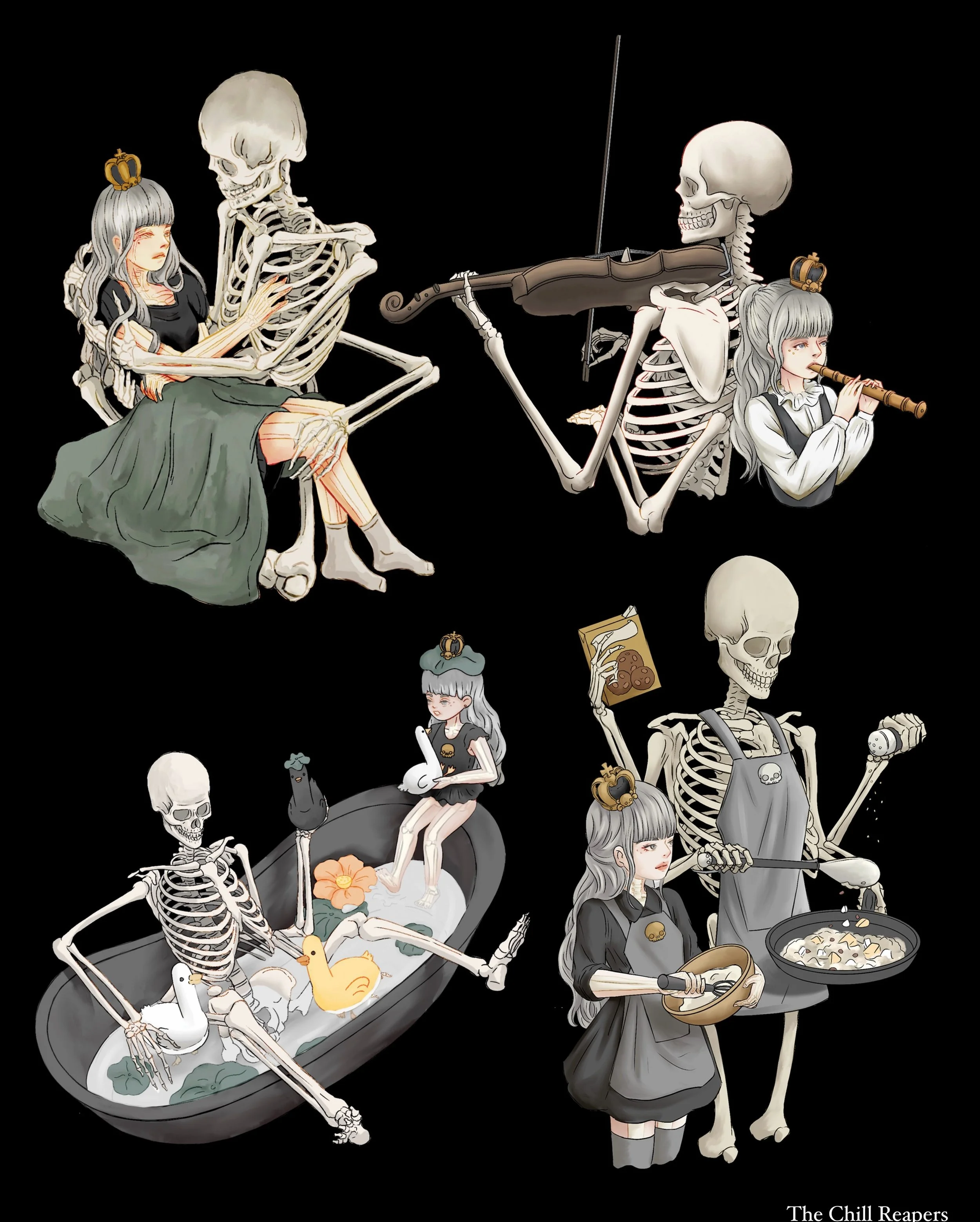 🍳🎻The Chill Reapers of The Lost Soul Kingdom 🎻🍳
-
#OriginalStory #OriginalCharacter #DarkAcademia #AboutKivBuiWorld TheLostSoulKingdom