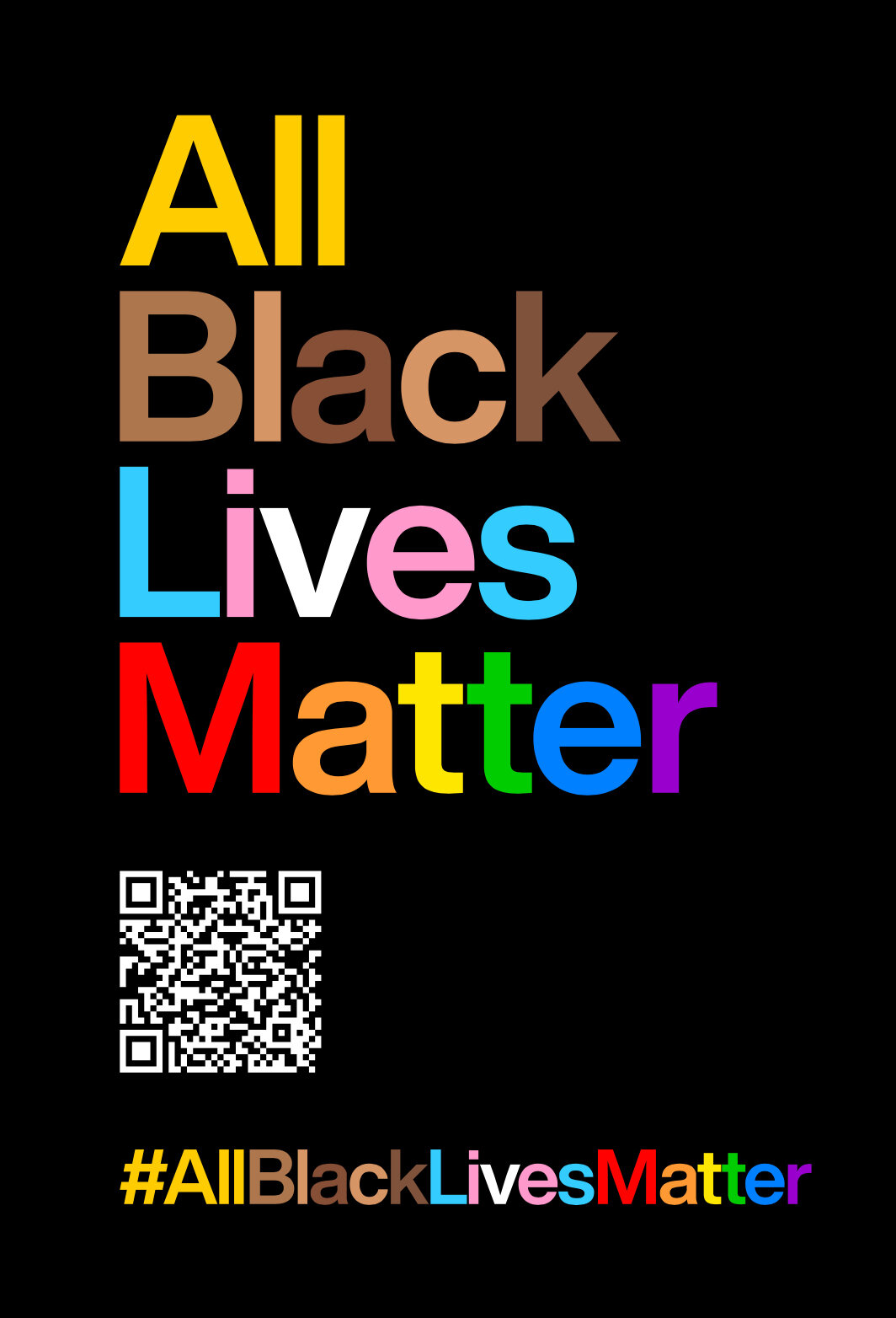 #AllBlackLivesMatter Street Cards