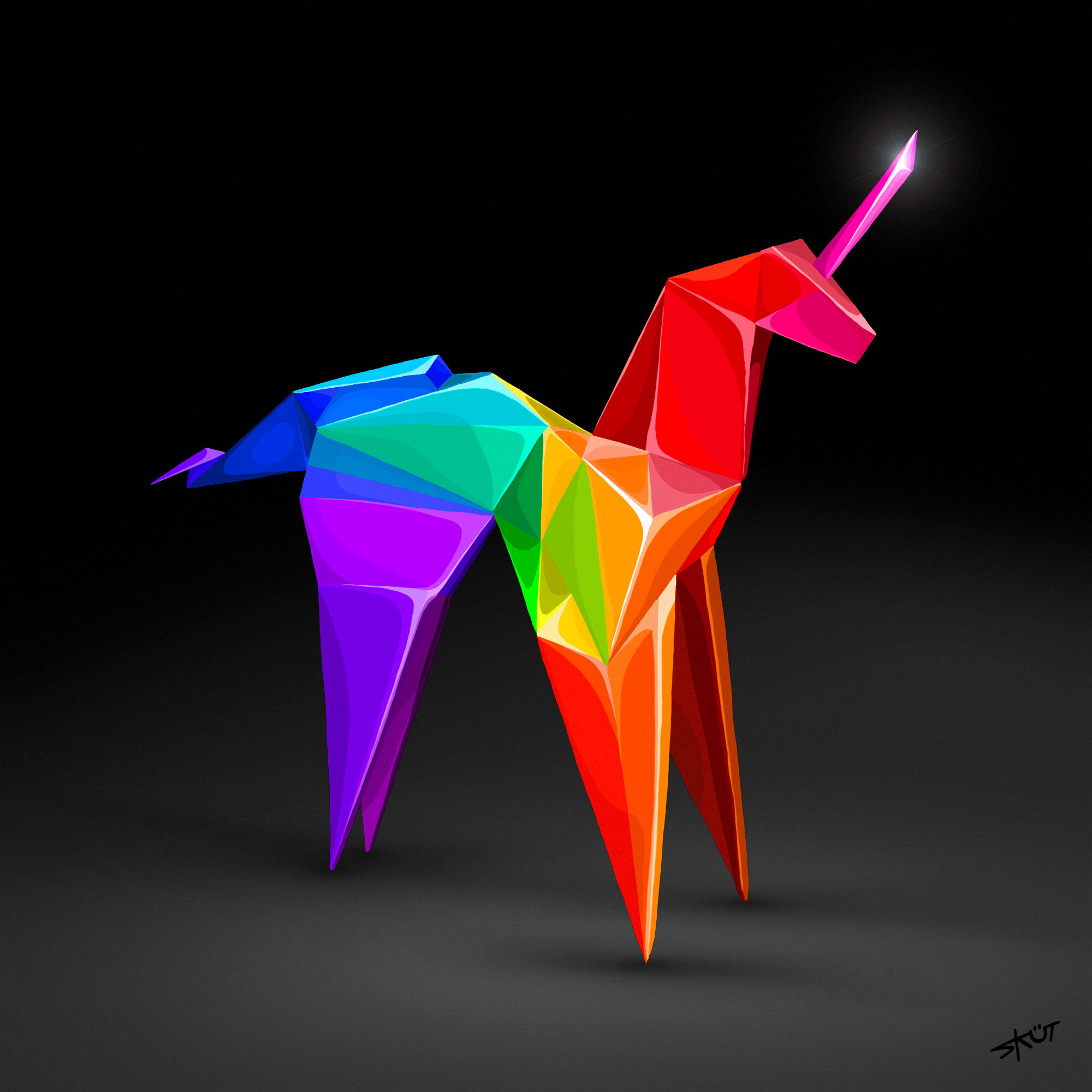 Saatchi--SKUT-Unicorn-Origami.jpg