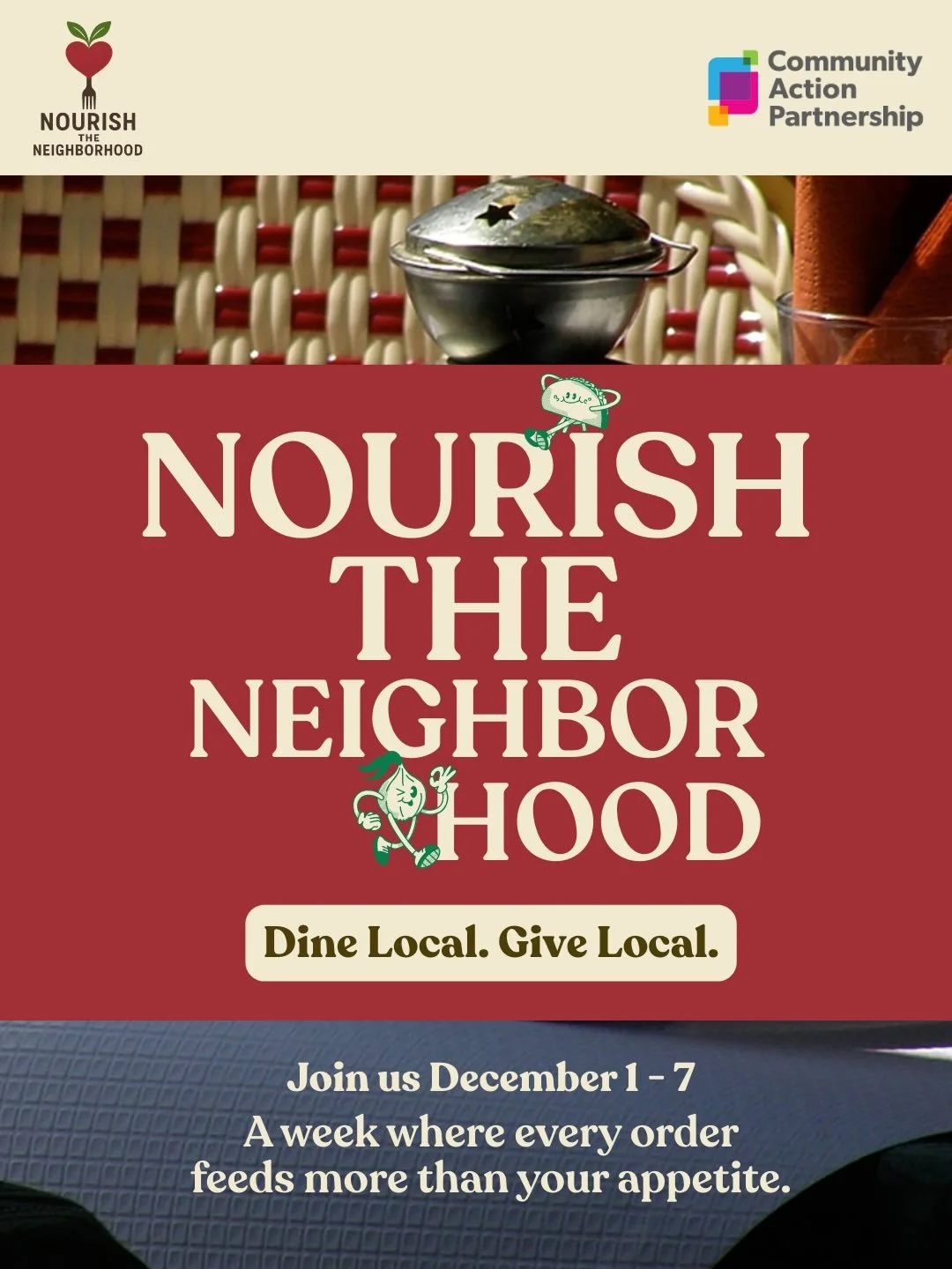 Nourish the Neighborhood starts today! A portion of our sales this week supports local food pantries. 

Stop in Annie Bailey&rsquo;s this week to participate! 

-&gt; Link in bio to book a table! ✨