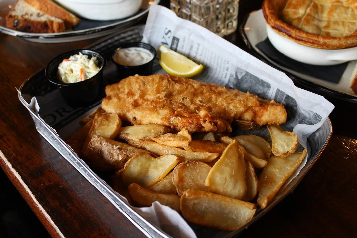 Back to the classics. 🇮🇪

Crispy beer-battered fish, golden chips, and our house-made tartar sauce &mdash; simple, timeless, and exactly what you&rsquo;re craving.

#fishandchips #anniebaileys #lancasterpa #irishpub