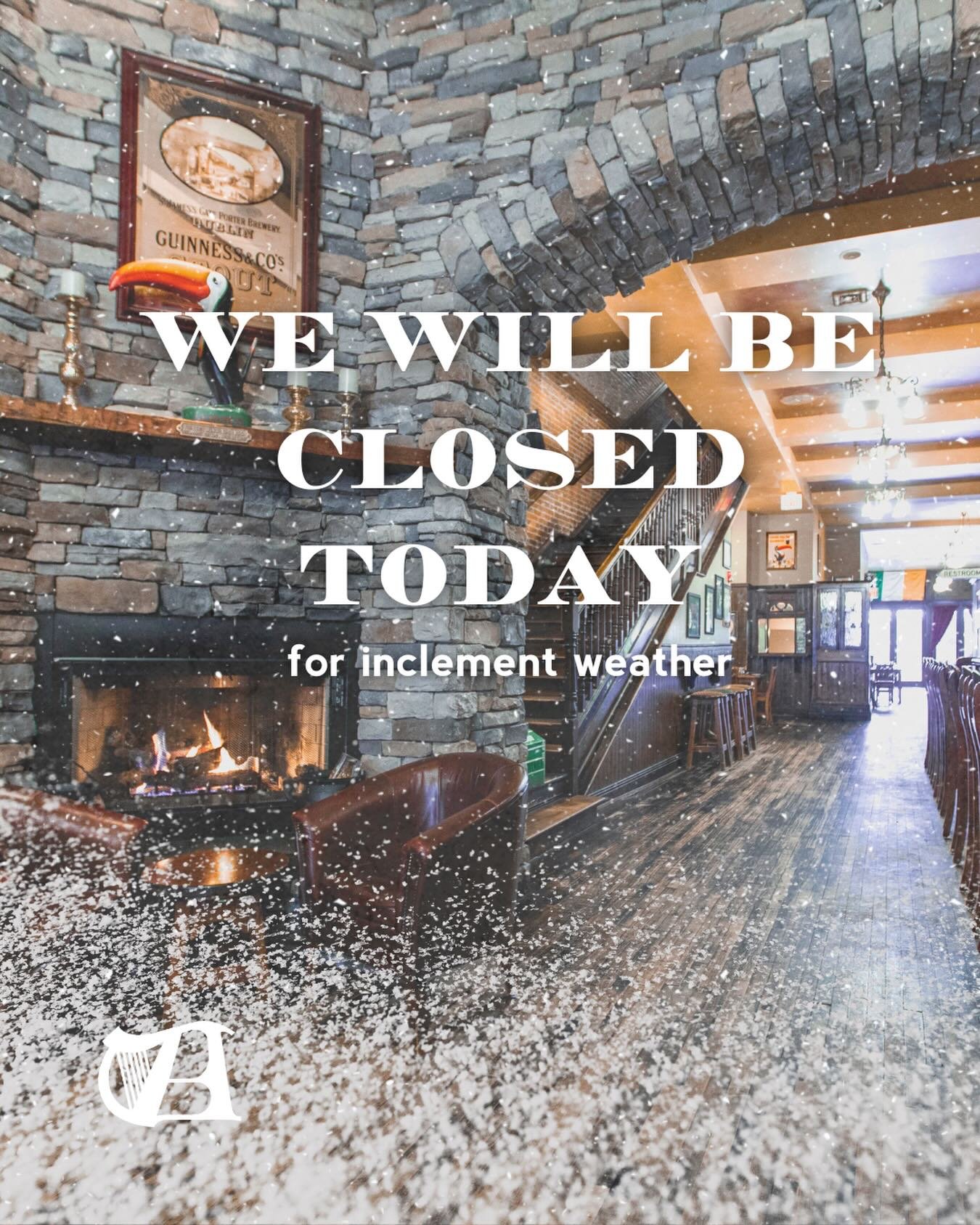 Annie Bailey&rsquo;s will be closed today for inclement weather, stay safe. ❄️

We hope you enjoy the snow day with friends and family. We&rsquo;ll see you Monday! 🍀

#snowday #anniebaileys #lancasterpa