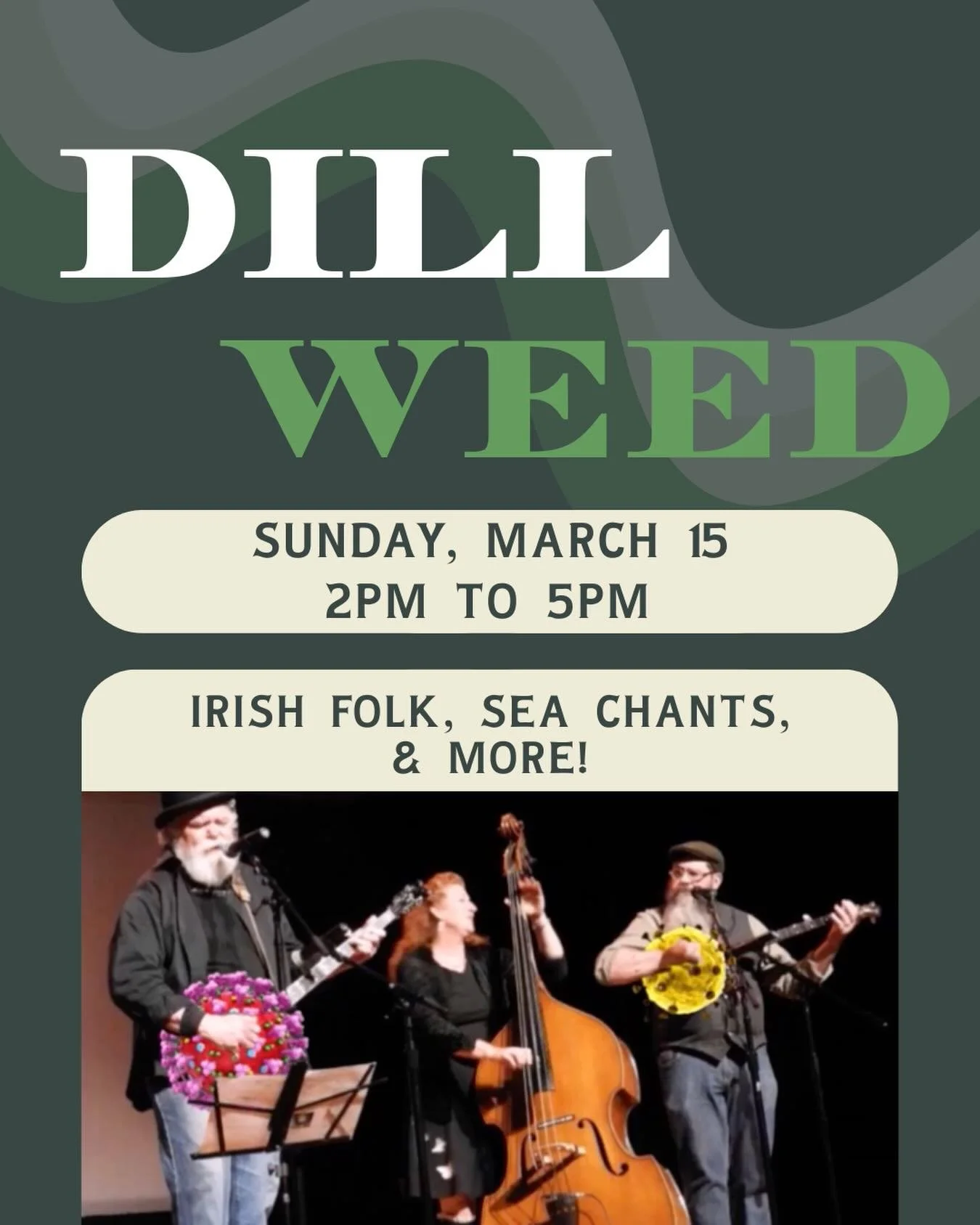 TODAY! Dillweed is gracing the Annie&rsquo;s stage with Irish Folk, Sea Chants and a whole lot of St. Paddy&rsquo;s shenanigans! ☘️

Come join in the fun from 2-5pm 🍻 Slainte! 

#irishfolkmusic #irishpub #anniebaileys #lancasterpa #livemusic