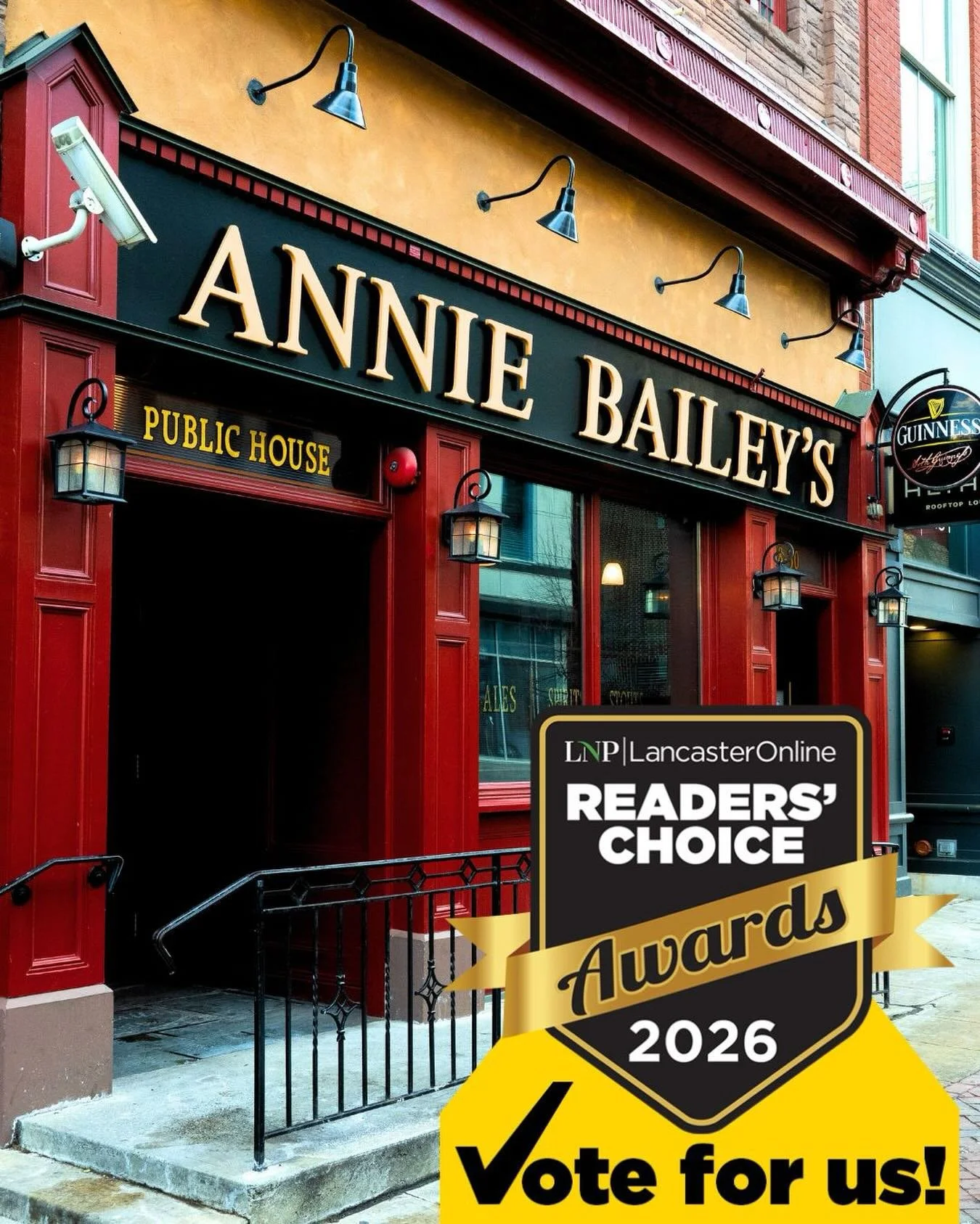 Lancaster, you know the drill&mdash;grab a pint and cast your vote 🍀

Voting for the LNP | LancasterOnline Readers&rsquo; Choice Awards is officially OPEN! If you&rsquo;ve ever joined us for brunch, late-night bites, or a round (or two) with friends