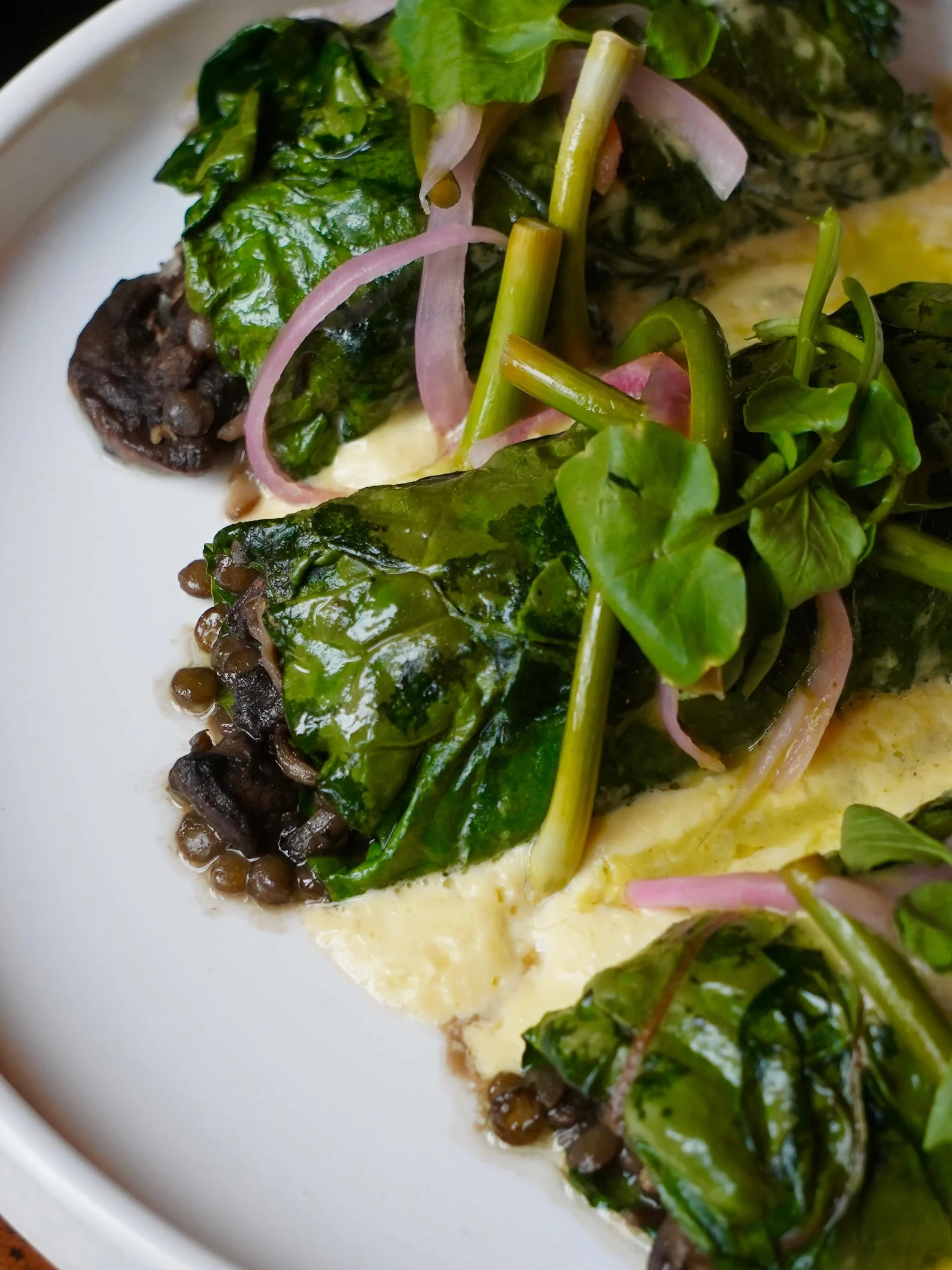 WEEKEND SPECIALS! 💫

This weekend, we&rsquo;re featuring: 

Our Seasonal Central Market Plate 🍄&zwj;🟫
- Mushroom and lentil stuffed rainbow swiss chard with sauerkraut hollaindaise, pickled ramps and red onion 

Salmon Falafel Sandwich 🐟
- Pita, 