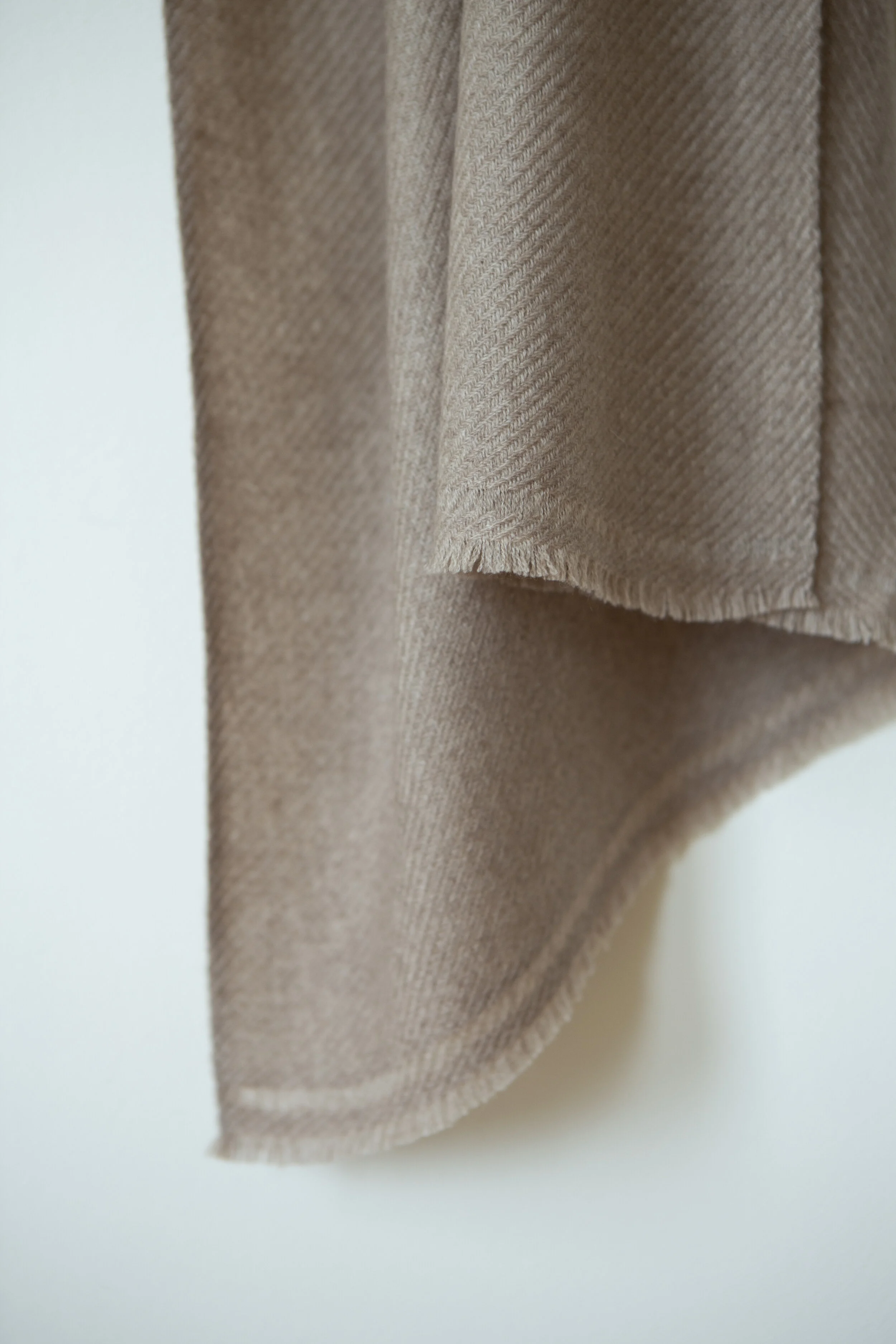 Nuraxi Iconic Natural Cashmere Handwoven Wrap - Nutmeg