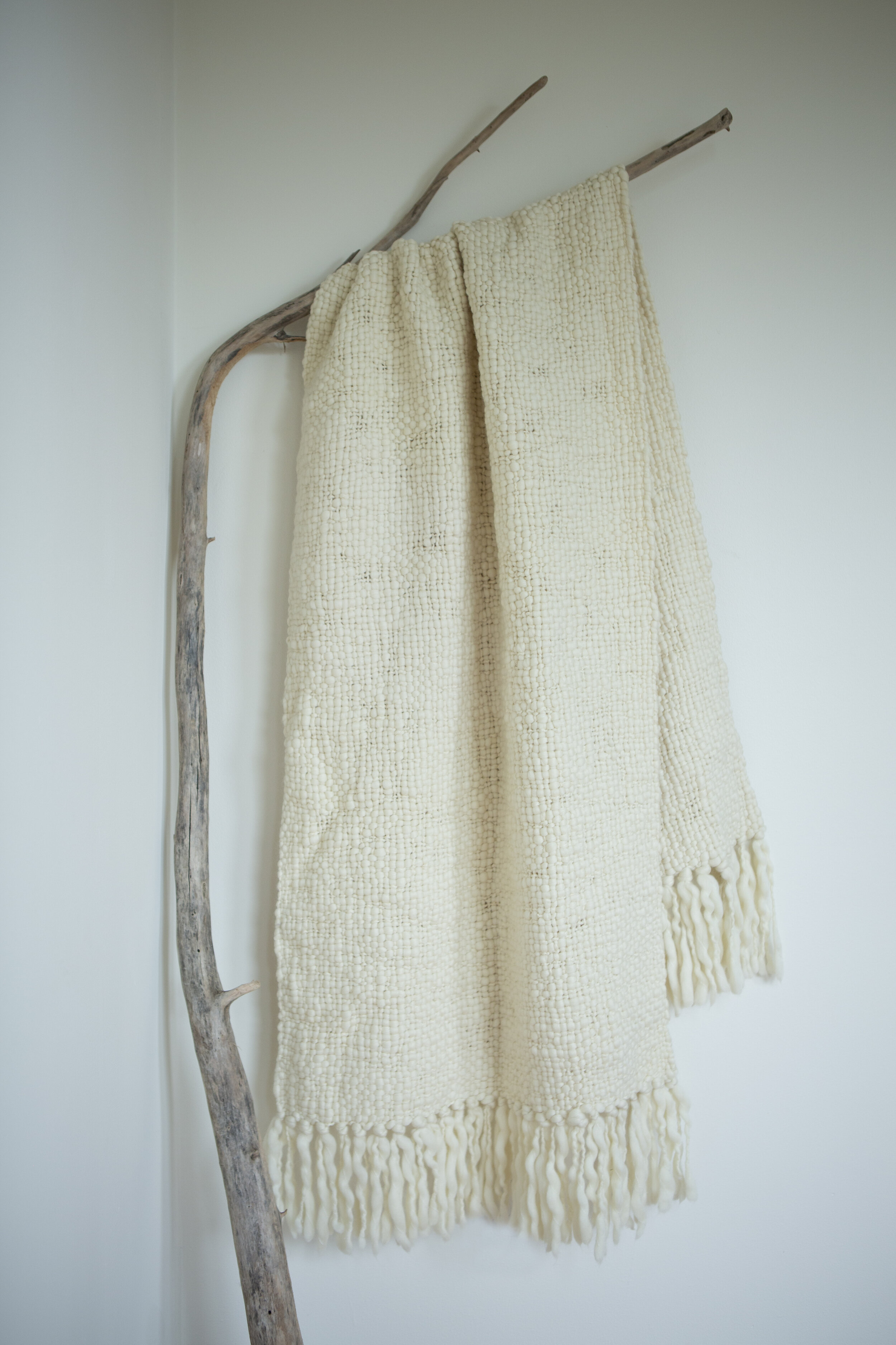 Baby Cloud Wrap/Throw - Handspun + Handwoven
