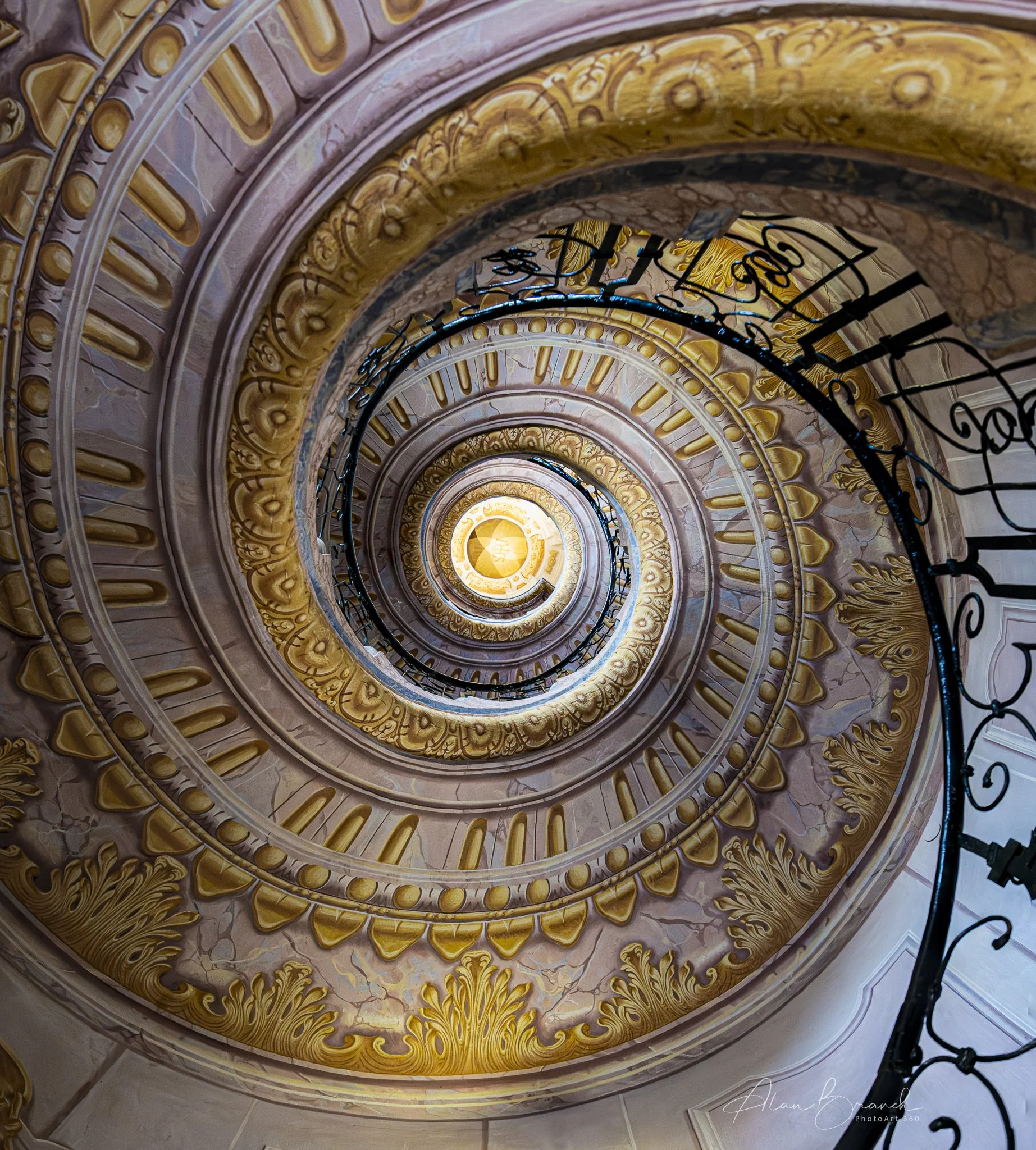 Benedictine Abbey staircase , Melk, Austria