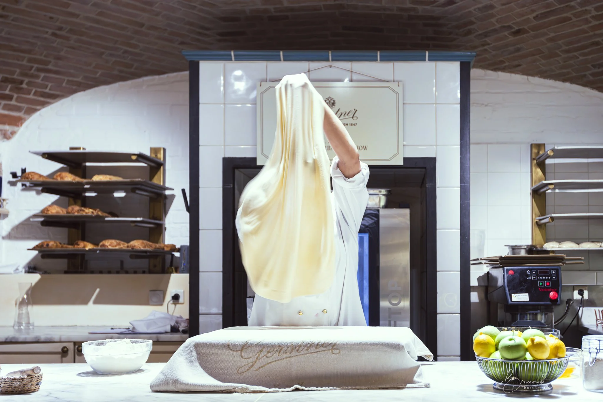 Join an expert chef to show how the original Apple strudel if made - seen in the basement of the cafe next to the Schoenberg Palace stretching the special strudel dough so that it is so thin you can see through it