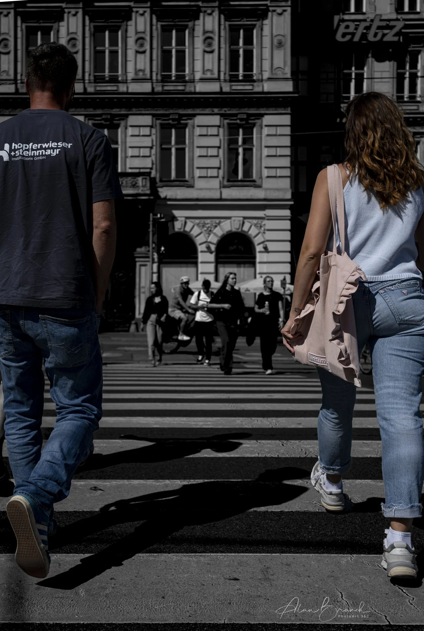 Crossing roads is helped with zebra crossings but never assume that the car or bike driver has seen you as you step into the road