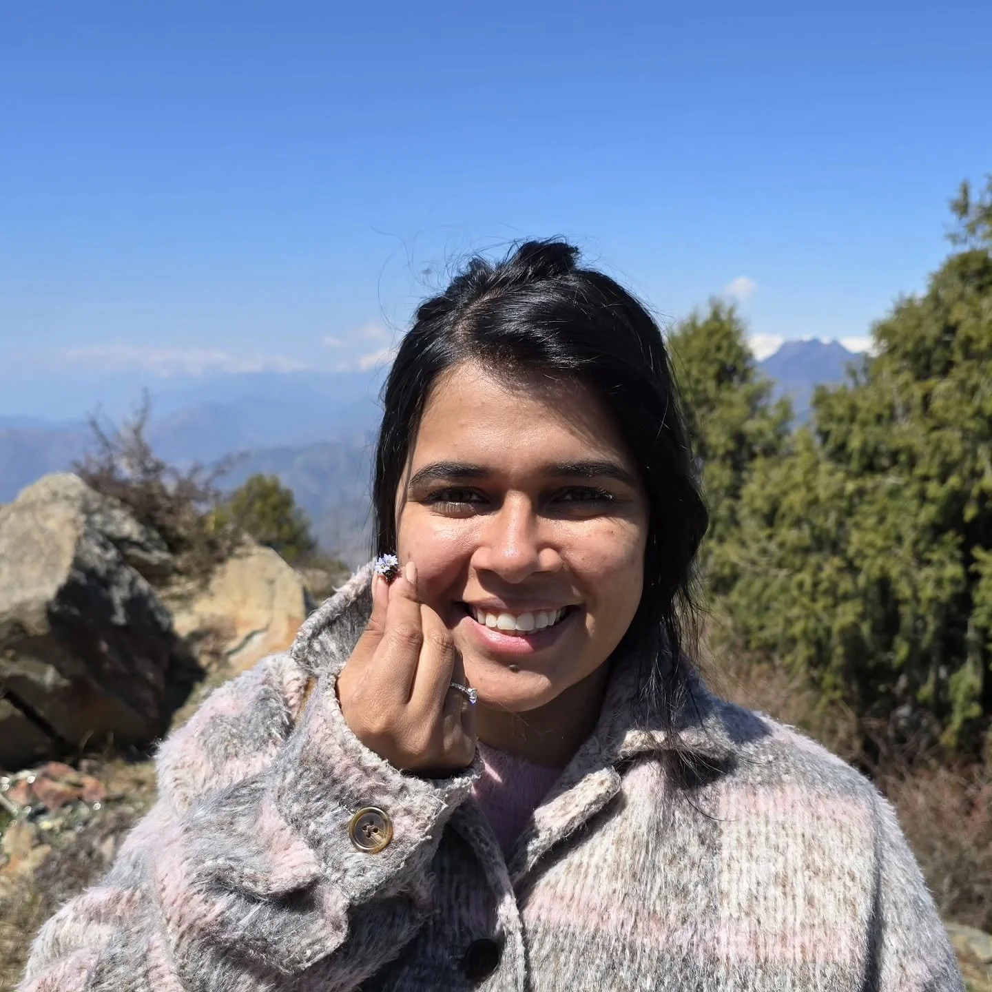 Hi! Long time no see? 😋 I hope everyone is doing well and finding some solace in all the sun that we have been getting here in PNW. 

That photo is of me from somewhere in the Himalayas, India this year. I'm grateful that I was able to take some tim