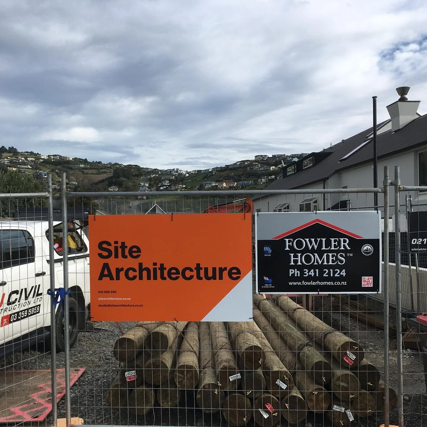 We are onsite in Redcliffs!!! Super excited to see this project come to life!!! sitearchitecture.co.nz